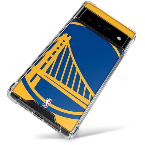 NBA Golden State Warriors Large Logo Google Pixel 6 Clear Case